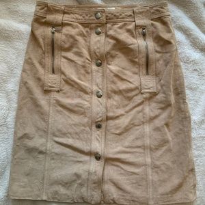 Suede Michael Kors Skirt, Sz 4